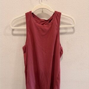 Lululemon All Tied Up Pima Cotton Tank Top Size 6 Rose / Mauve